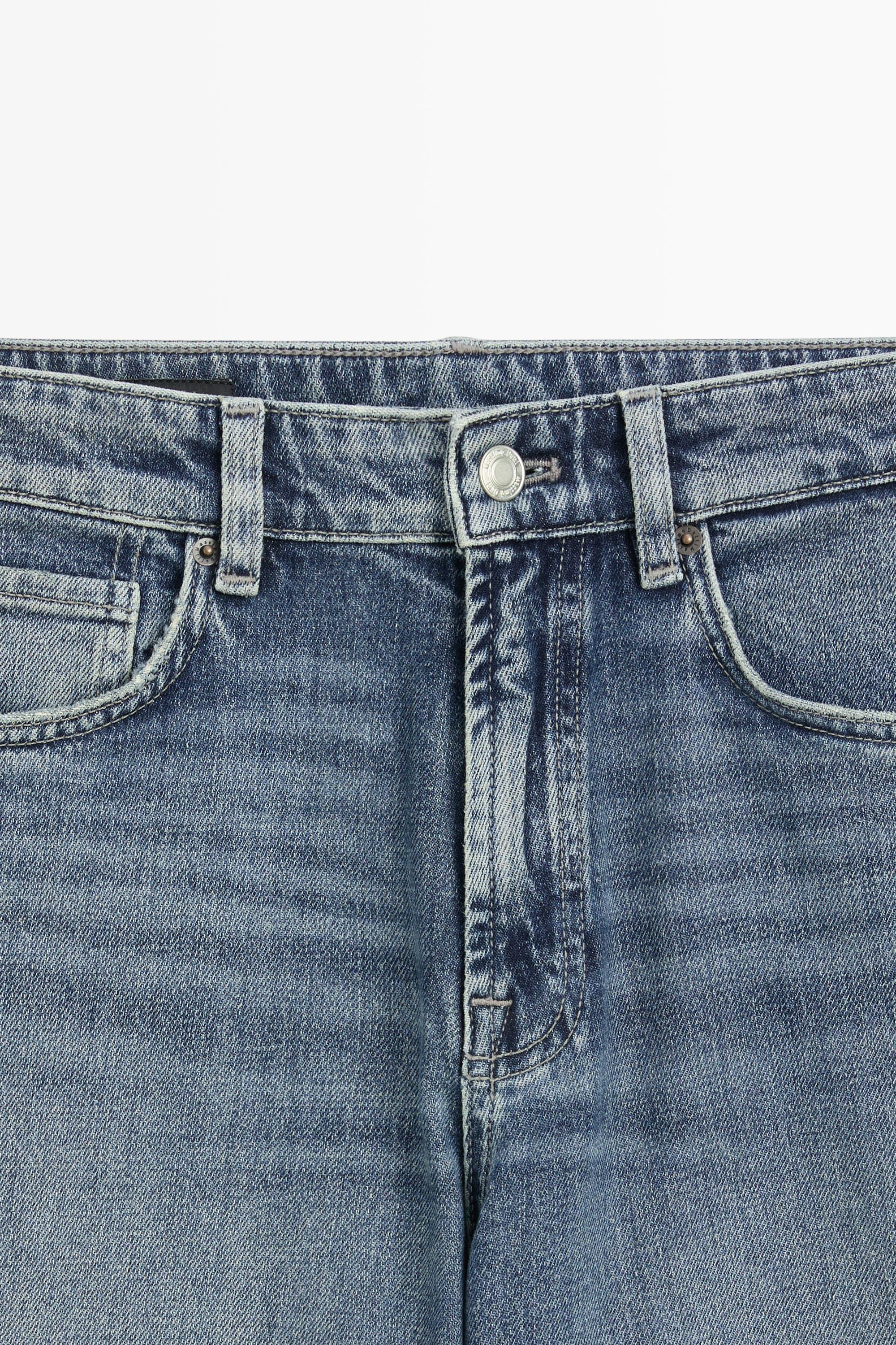 High-waist cropped straight-leg jeans